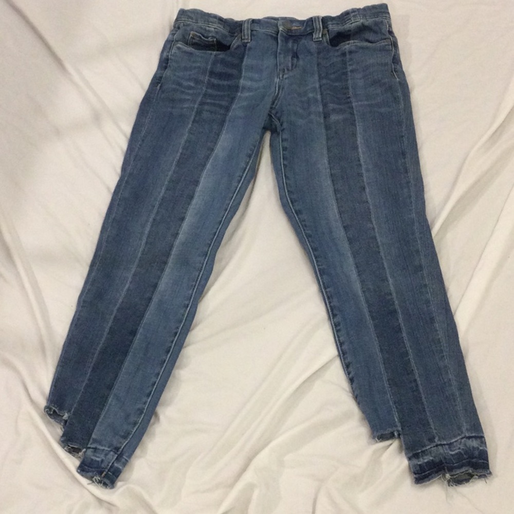 Blank NYC Skinny Cropped Step-Hem Jeans Size 29